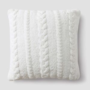 Sunday Citizen braided throw pillow cover off white